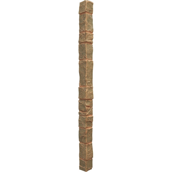 Ekena Millwork Universal Outside Corner for StoneWall Faux Stone Siding Panels - PNUOC03X48IM