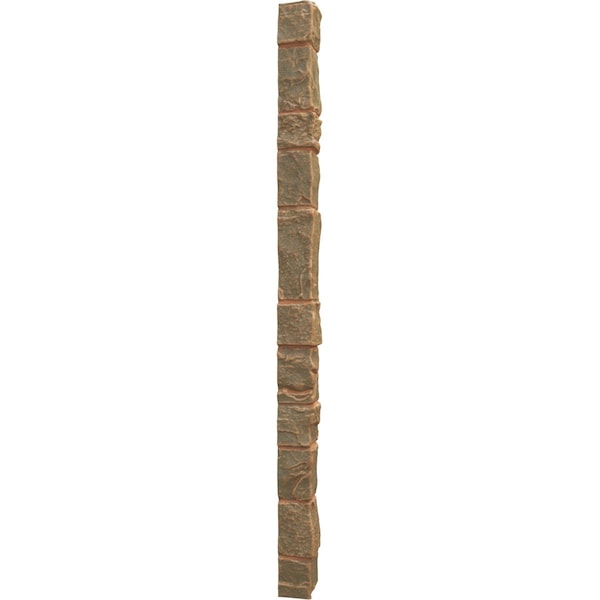 Ekena Millwork Universal Outside Corner for StoneWall Faux Stone Siding Panels - PNUOC03X48IM