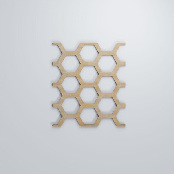 Ekena Millwork Medium Westmore Decorative Fretwork Wood Wall Panels, Birch, 10 1/4"W x 15 3/8"H x 3/8"T - WALW16X16X0375WSTBI