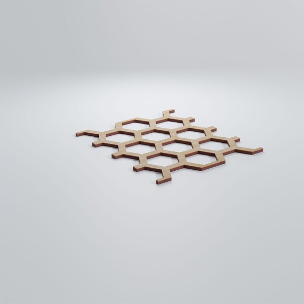 Ekena Millwork Medium Westmore Decorative Fretwork Wood Wall Panels, Birch, 10 1/4"W x 15 3/8"H x 3/8"T - WALW16X16X0375WSTBI