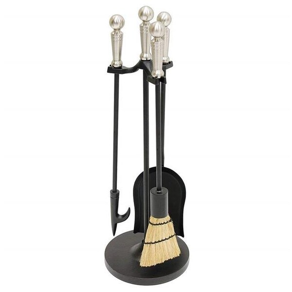 Minuteman Minuteman MINI-13SN Holden Mini Fireplace Tool Set; Satin Nickel - MINI-13SN