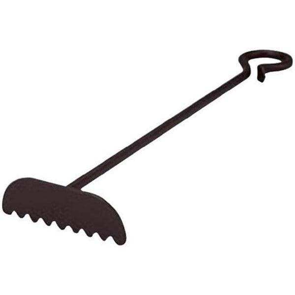 Dagan Dagan EM-RK1 Individual Hearth & Fire Pit Tool with Hook Handle - Ember Rake; Black - EM-RK1