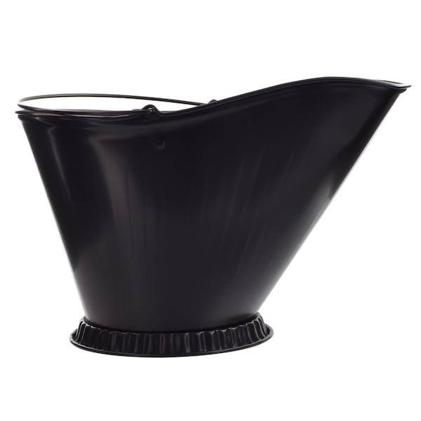Lasting Traditions Imperial Black Powder Coated Steel Coal Hod - LT0163