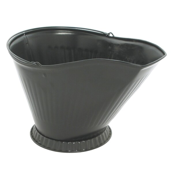 Lasting Traditions Imperial Black Powder Coated Steel Coal Hod - LT0163