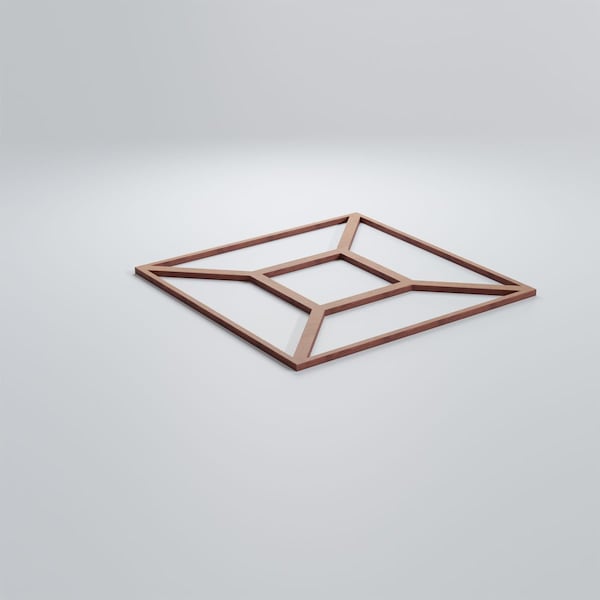 Ekena Millwork Medium Marion Decorative Fretwork Wood Wall Panels, Wood (Paint Grade), 15 3/8"W x 15 3/8"H x 3/8"T - WALW16X16X0375MARMF