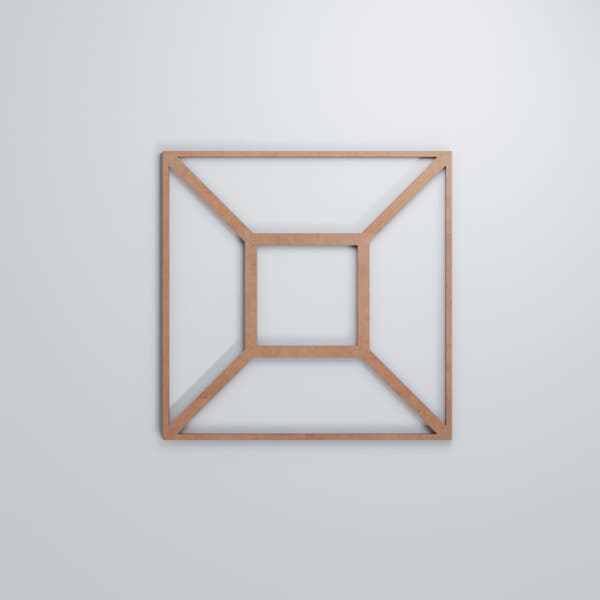 Ekena Millwork Medium Marion Decorative Fretwork Wood Wall Panels, Wood (Paint Grade), 15 3/8"W x 15 3/8"H x 3/8"T - WALW16X16X0375MARMF