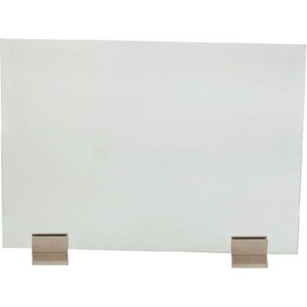 Dagan Dagan AH-GS-SN Pair of Glass Screen Bases; Satin Nickel - AH-GS-SN