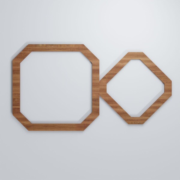 Ekena Millwork Medium Lockhart Decorative Fretwork Wood Wall Panels, Walnut, 26 1/4"W x 15 3/8"H x 3/8"T - WALW16X16X0375LKHWA