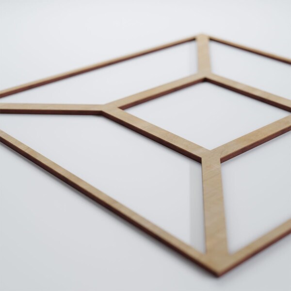 Ekena Millwork Large Marion Decorative Fretwork Wood Wall Panels, Hickory, 23 3/8"W x 23 3/8"H x 3/8"T - WALW24X24X0375MARHI