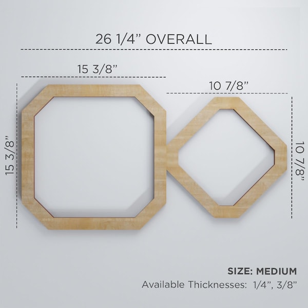 Ekena Millwork Medium Lockhart Decorative Fretwork Wood Wall Panels, Alder, 26 1/4"W x 15 3/8"H x 3/8"T - WALW16X16X0375LKHAL
