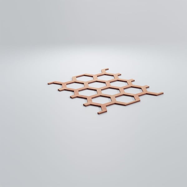 Ekena Millwork Large Westmore Decorative Fretwork Wood Wall Panels, Cherry, 15 1/2"W x 23 3/8"H x 3/8"T - WALW24X24X0375WSTCH