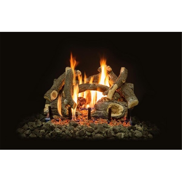 First Floor Designs Arizona Weathered Oak Charred Logs, 24 in. - FI2969911