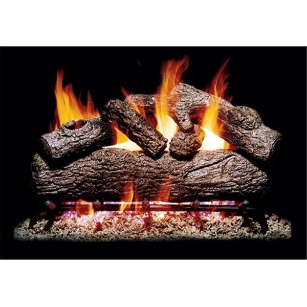 Peterson Gas Logs Peterson Gas Logs SO424 24in. Southern Oak 7 Log  Set for Standard Fireplace - SO424