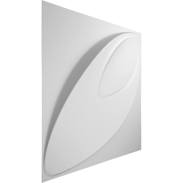 Ekena Millwork 19 5/8in. W x 19 5/8in. H Iris EnduraWall Decorative 3D Wall Panel Covers Total 53.49 Sq. Ft., 20PK - WP20X20IRWH-CASE-20