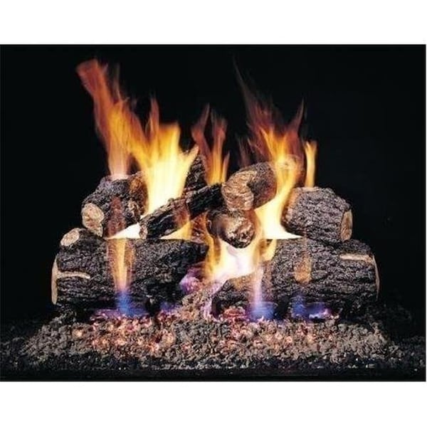 Peterson Gas Logs Peterson Gas Logs CHD24 24in. Charred Oak 7 log  Set for Standard Fireplaces - CHD24