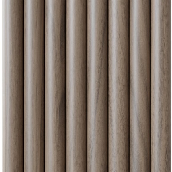 Designs Of Distinction 1-1/2" Single Bead Tambour - Walnut (12"W x 96"L) - 011296106WL1