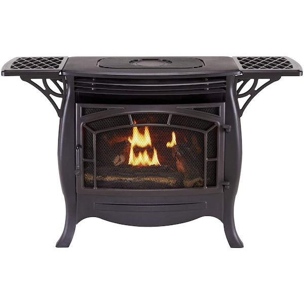 Duluth Forge Dual Fuel Ventless Gas Stove - 26,000 Btu, Remote Control Matte - FDSR25