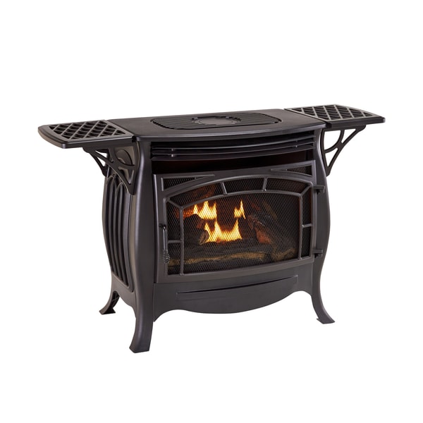 Duluth Forge Dual Fuel Ventless Gas Stove - 26,000 Btu, Remote Control Matte - FDSR25
