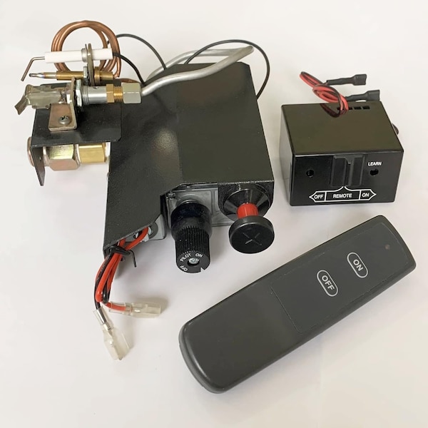 Procom Heating Heating Vented Natural Gas Log Set With Remote Control Kit, 18 in, 45,000 BTU - WAN18N-2-RO