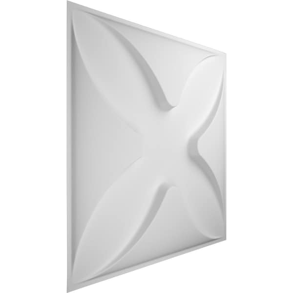 Ekena Millwork 19 5/8in. W x 19 5/8in. H Austin EnduraWall Decor 3D Wall Panel Covers Total 53.49 Sq. Ft., 20PK - WP20X20AUWH-CASE-20
