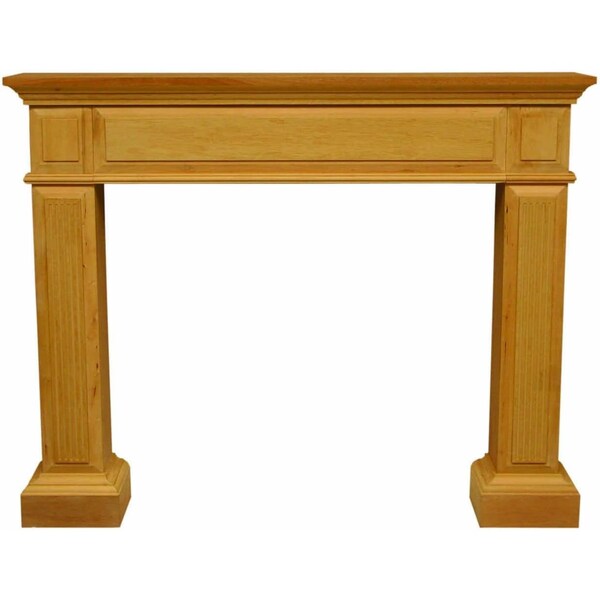 Generic Fireplace Mantel Surround in Unfinished Oak - FM32-6-U