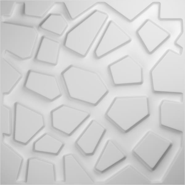 Ekena Millwork 19 5/8in. W x 19 5/8in. H Dublin EnduraWall Decor 3D Wall Panel Covers, Total 26.75 Sq. Ft., 10PK - WP20X20DUWH-CASE-10