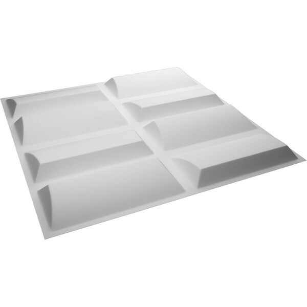 Ekena Millwork 19 5/8in. W x 19 5/8in. H Robin EnduraWall Decor 3D Wall Panel Covers, Total 26.75 Sq. Ft., 10PK - WP20X20RBWH-CASE-10