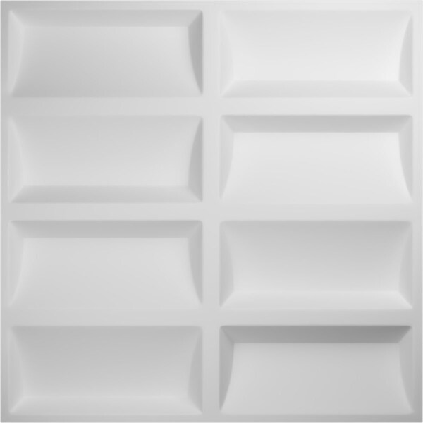 Ekena Millwork 19 5/8in. W x 19 5/8in. H Robin EnduraWall Decor 3D Wall Panel Covers, Total 26.75 Sq. Ft., 10PK - WP20X20RBWH-CASE-10