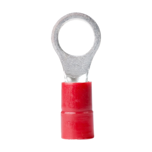 Terminal anillado de nylon de 3/8" de calibre 8 AWG - Paquete de 100 - 222236