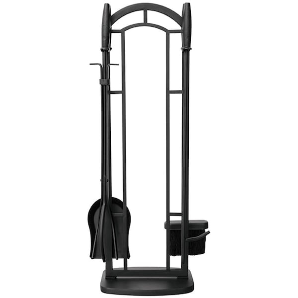Blueprints 5 Piece Black Wrought Iron Fireset, 5PK - BL139877