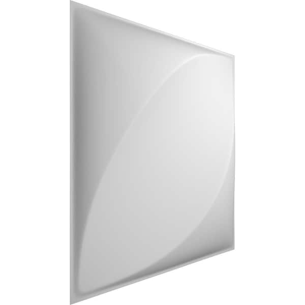 Ekena Millwork 11 7/8in. W x 11 7/8in. H Malone EnduraWall Decor 3D Wall Panel Covers, Total 11.75 Sq. Ft., 12PK - WP12X12MLWH-CASE-12