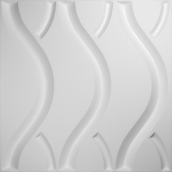 Ekena Millwork 19 5/8in. W x 19 5/8in. H Nexus EnduraWall Decorative 3D Wall Panel Covers, Total 32.1 Sq. Ft., 12PK - WP20X20NXWH-CASE-12