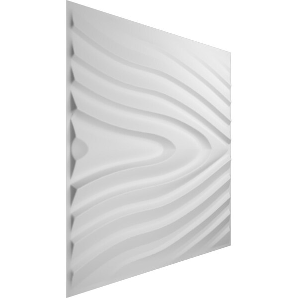 Ekena Millwork 19 5/8in. W x 19 5/8in. H Kahuna EnduraWall Decor 3D Wall Panel Covers, Total 32.1 Sq. Ft., 12PK - WP20X20KHWH-CASE-12
