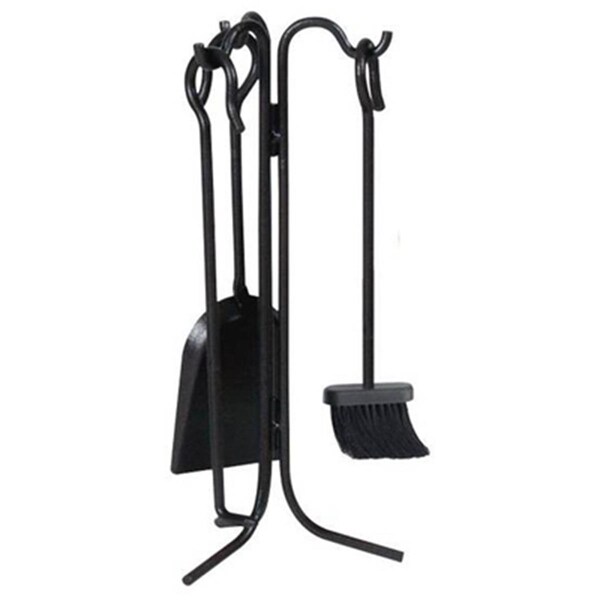 Panacea 15041 Black Fireplace Tool Set- 4 Piece, PK4 - 637197