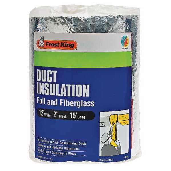 Frost King Duct Insulation, Fiberglass, 15 ft. L - SP55/6