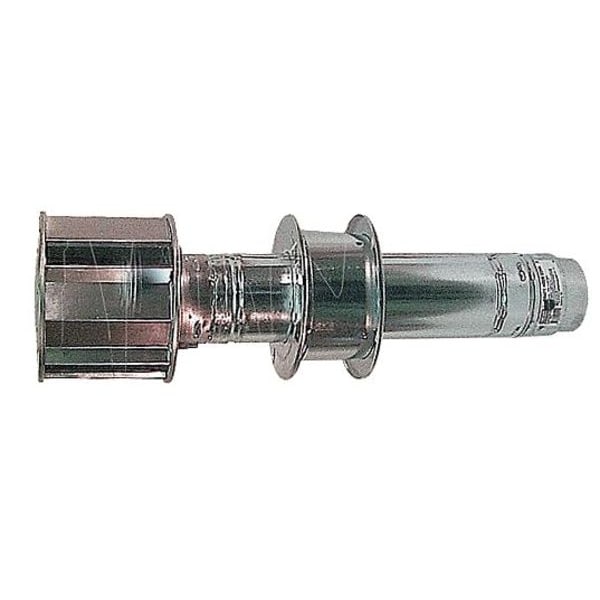 Dayton Side Wall Venting Kit For Dayton Infrared Tube Heaters, 4 in Dia, 29 in L, Galvanized Steel - 2C448
