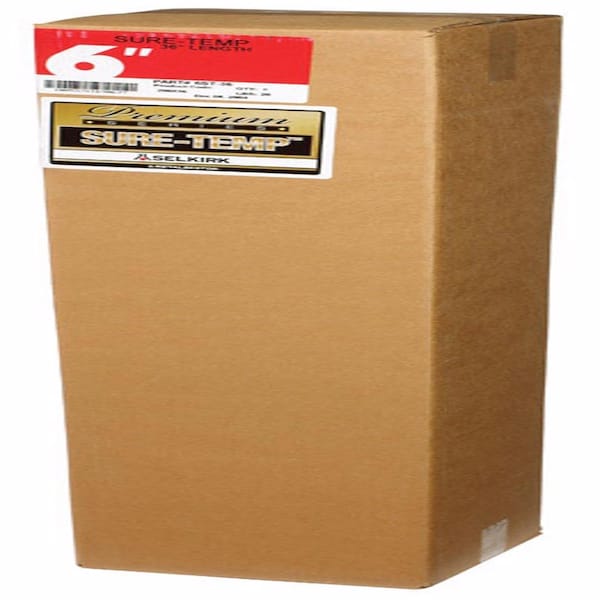 Selkirk Selkirk 6 in. D X 36 in. L Stainless Steel Chimney Pipe - 206036
