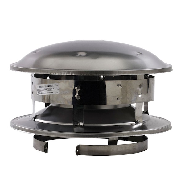 Selkirk Selkirk 8 in. D Stainless Steel Chimney Cap - 208800