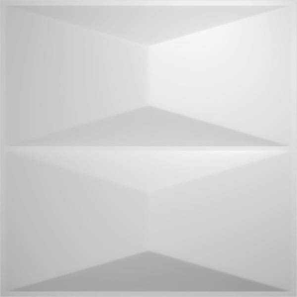 Ekena Millwork 19 5/8in. W x 19 5/8in. H Aberdeen EnduraWall Decor 3D Wall Panel Covers, Total 26.75 Sq. Ft., 10PK - WP20X20ABWH-CASE-10
