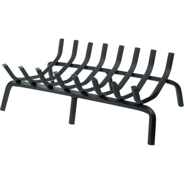 Dagan 1.13 in. Diamond Steel Stock 7 Bar Rectangular Style Grate, Black - GLG8924-7