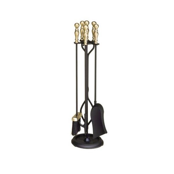 Minuteman Minuteman X830947 Achla Designs Fire Tool - Antique Brass/Black - X830947