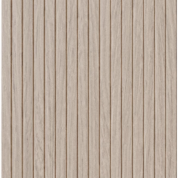 Designs Of Distinction 3/4" Thin Bevel Slat Tambour - White Oak (12"W x 48"L) - 011248201WK1