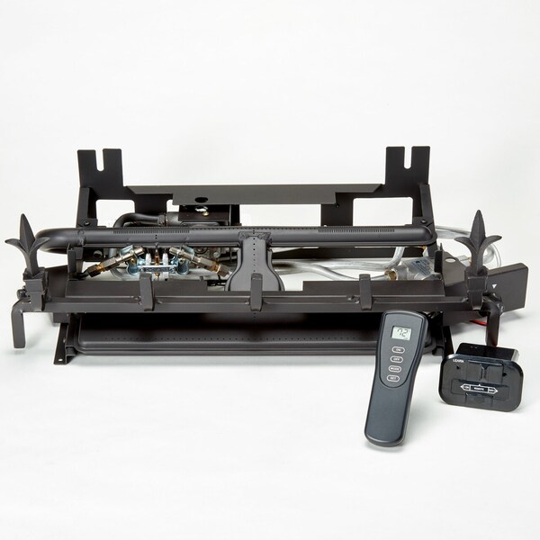 Duluth Forge Ventless Dual Fuel Gas Log Set - 30 In. Berkshire Split Oak, 33,  - DLS-30R-1