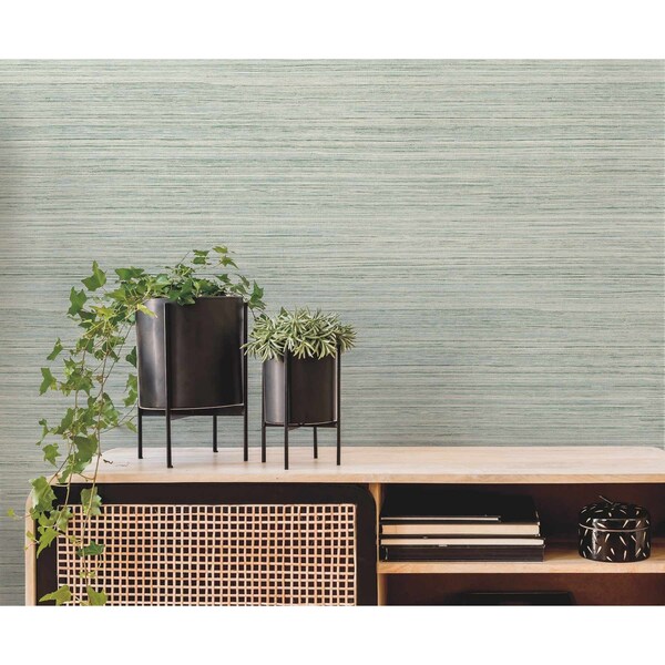 York Wallcoverings Fountain Grass Jade Wallpaper - GO8303