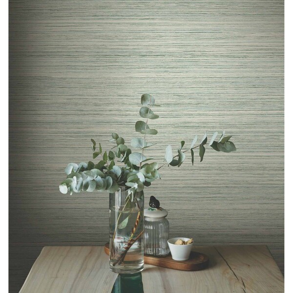 York Wallcoverings Fountain Grass Jade Wallpaper - GO8303