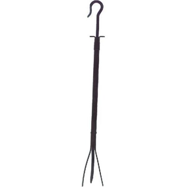 Dagan Dagan TONG-2 Individual Hearth & Fire Pit Tool with Hook Handle - Tong; Black - TONG-2