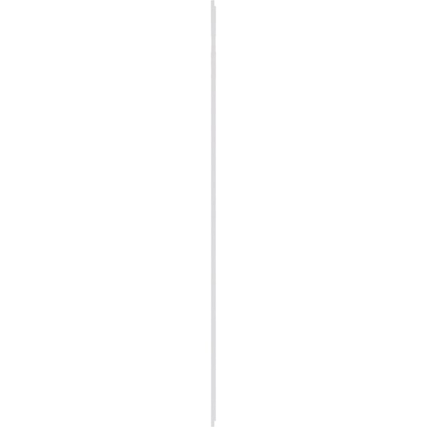 Ekena Millwork Set of Four Panels for 94 1/2"W x 36 1/4"H Farmhouse Fence Fretwork Wainscot Wall Paneling - WPKP18X01X47FHF
