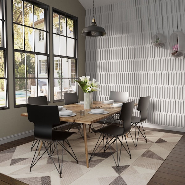 Ekena Millwork 6inW x 24inH x 1inT  EdgeCraft Danube Style Seamless Wall Tile - WPPVC06X24EDA
