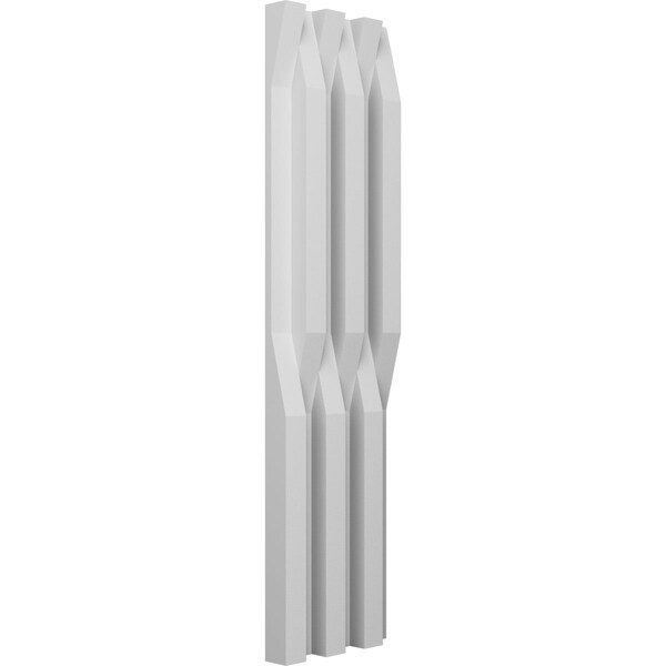 Ekena Millwork 6inW x 24inH x 1inT  EdgeCraft Danube Style Seamless Wall Tile - WPPVC06X24EDA