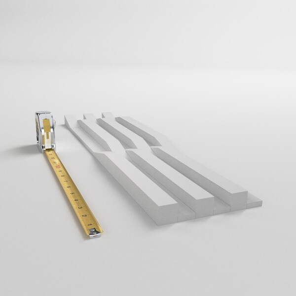 Ekena Millwork 6inW x 24inH x 1inT  EdgeCraft Danube Style Seamless Wall Tile - WPPVC06X24EDA